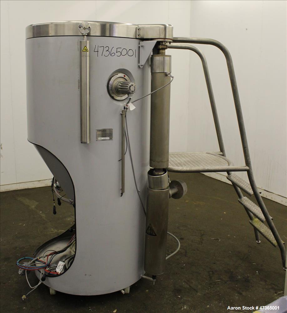 Used GEA Niro Mobile Minor Spray Dryer, Component Size 0.8, 316 Stainless Steel