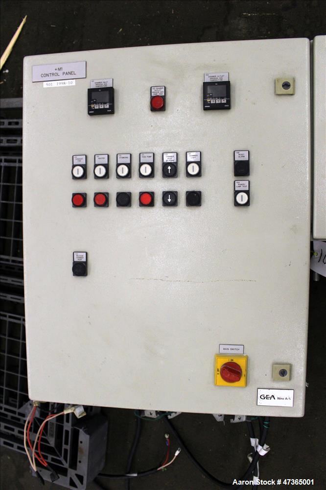 Used GEA Niro Mobile Minor Spray Dryer, Component Size 0.8, 316 Stainless Steel