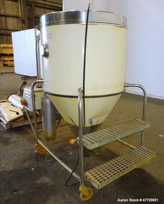 Used Niro Mobile Minor Spray Dryer, 304 Stainless Steel.