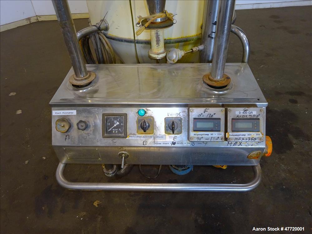 Used Niro Mobile Minor Spray Dryer, 304 Stainless Steel.