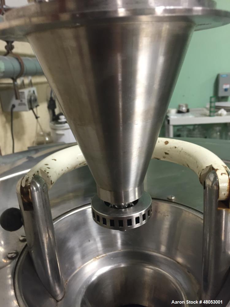 Used GEA Niro Spray Dryer, Model Mobile Minor, with rotary atomizer, air driven. Stainless steel. Equipped with an 18"x 18" explosion vent supplied by BS&B pressure safety management. Electric. Vinta...