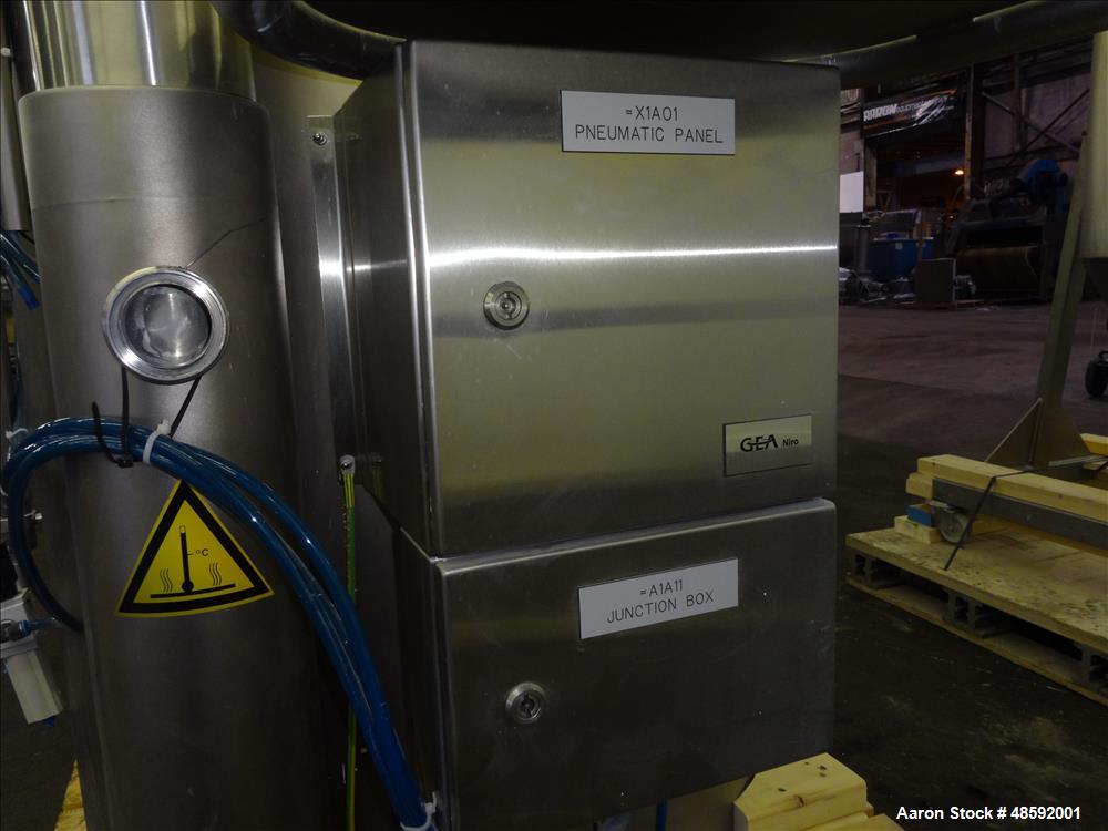 Used GEA Niro Mobile Minor Spray Dryer, Model 2000, 316 Stainless Steel.