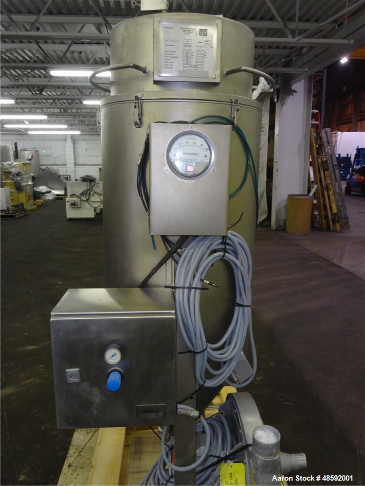 Used GEA Niro Mobile Minor Spray Dryer, Model 2000, 316 Stainless Steel.