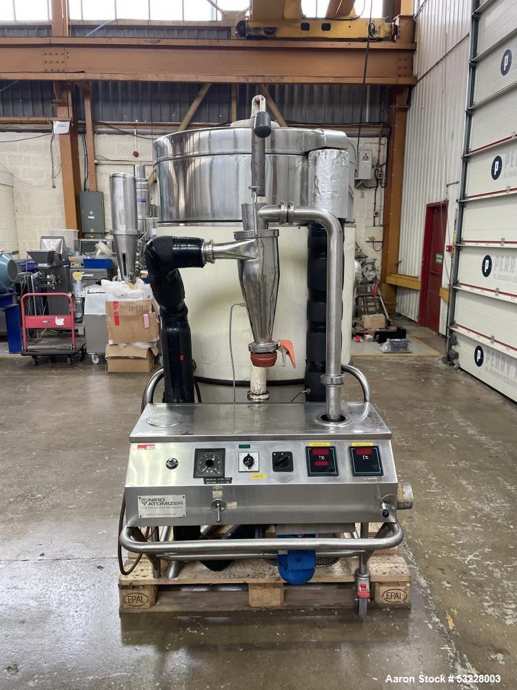 Used GEA Niro Mobile Minor Stainless Steel Laboratory Spray Dryer | Pilot-Scale | 1–7 kg/hr | Mobile Unit