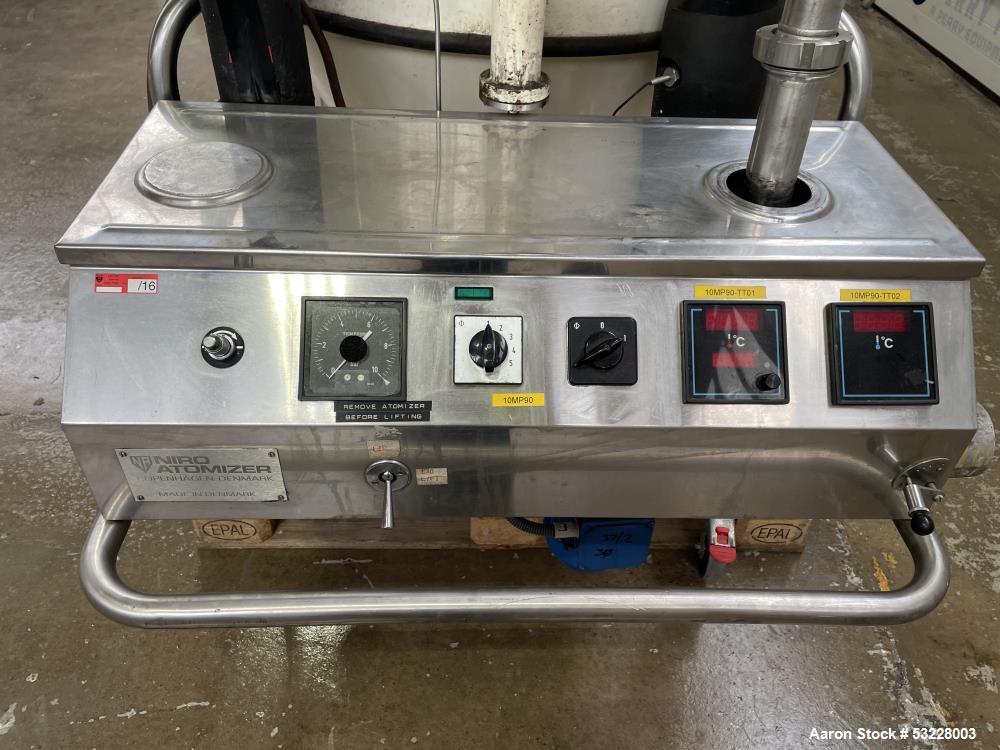 Used GEA Niro Mobile Minor Stainless Steel Laboratory Spray Dryer | Pilot-Scale | 1–7 kg/hr | Mobile Unit