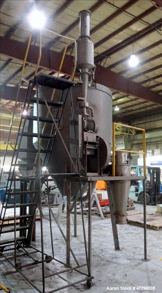 Used GEA Niro Spray Dryer, Model P-6.3, 316 Stainless Steel.