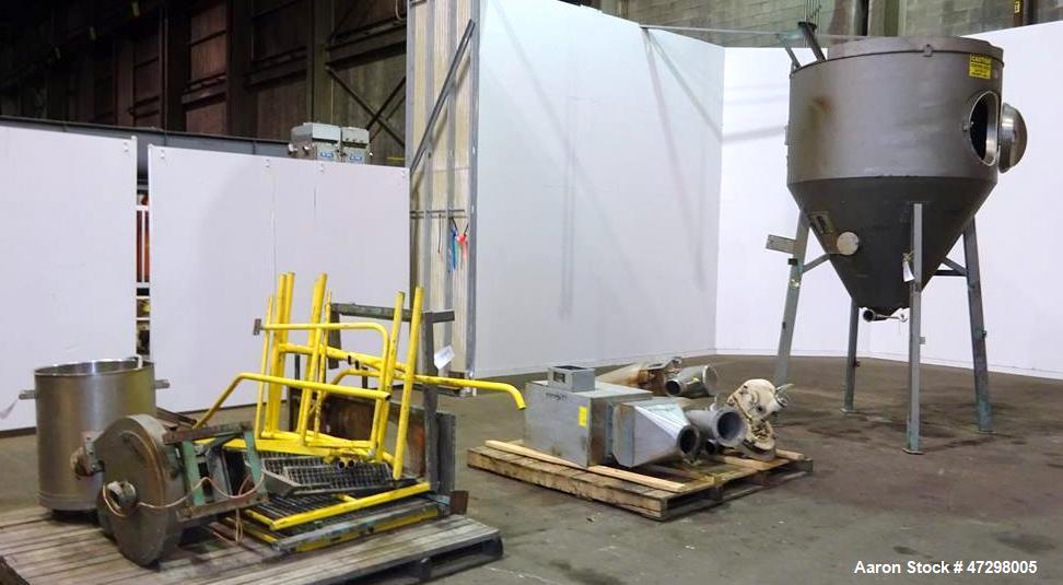 Used GEA Niro Spray Dryer, Model P-6.3, 316 Stainless Steel.