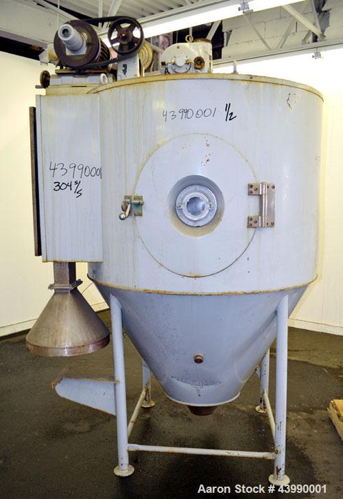 Used Niro Production Minor Spray Dryer, Model 1. 304 Stainless steel chamber 48” diameter x 30" straight side x 40" cone. Gas heated, side inspection door with sight glass. Approximate capacity 10 to...
