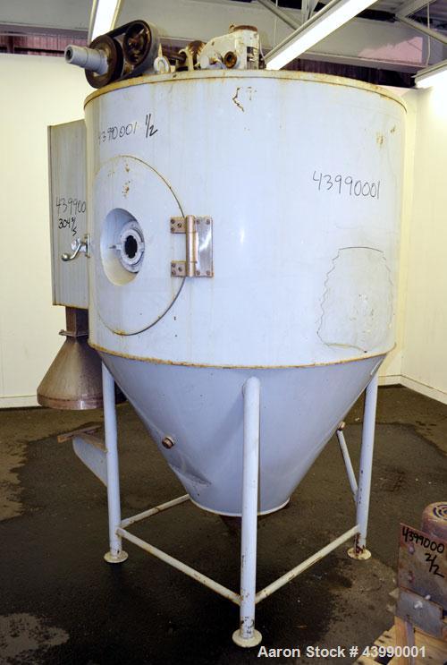 Used Niro Production Minor Spray Dryer, Model 1. 304 Stainless steel chamber 48” diameter x 30" straight side x 40" cone. Gas heated, side inspection door with sight glass. Approximate capacity 10 to...