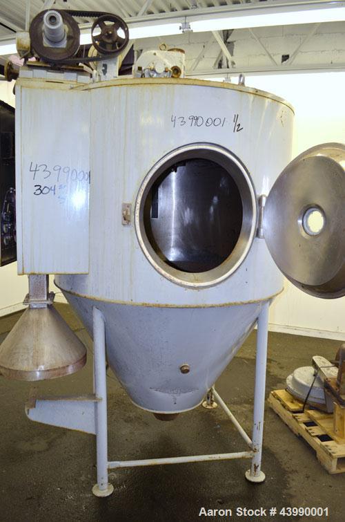 Used Niro Production Minor Spray Dryer, Model 1. 304 Stainless steel chamber 48” diameter x 30" straight side x 40" cone. Gas heated, side inspection door with sight glass. Approximate capacity 10 to...