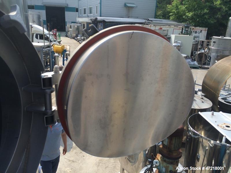 Used Niro Production Minor Spray Dryer, Size: 1.2 meter x .8 meter (3.94' diameter x 31.5" straight side. Polished Stainless steel exterior and interior. Conical rotary wheel type atomizer. Electrica...