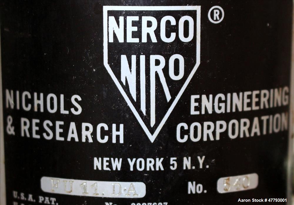 Used- Niro Production Minor Spray Dryer, Model 1