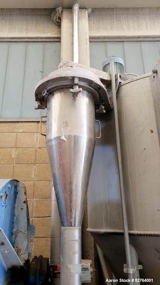 Used- GEA Niro Production Minor Spray Dryer, Stainless Steel. Approximate 46.8" (1200 mm) diameter x 31.2" (800 mm) straight...