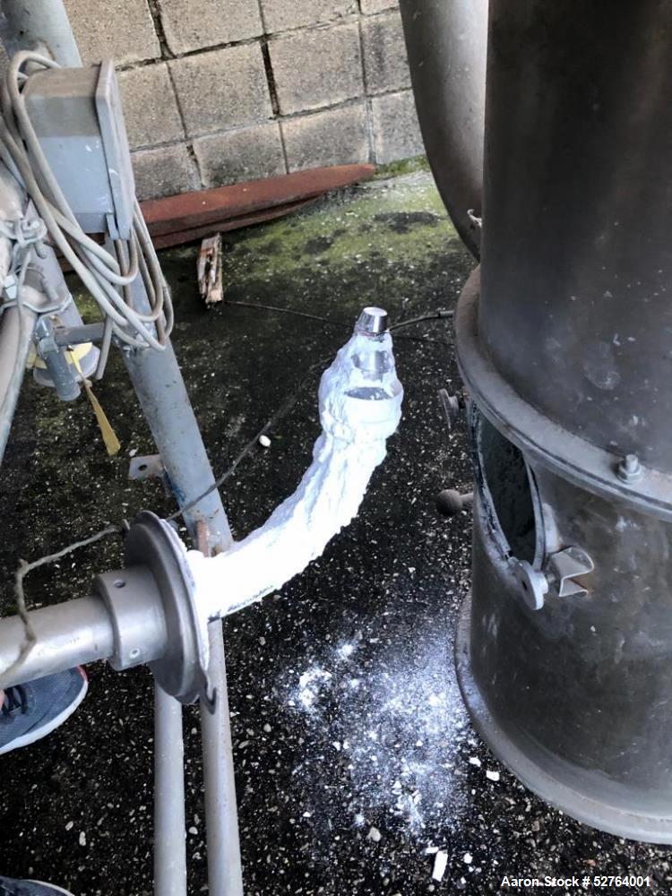 Used- GEA Niro Production Minor Spray Dryer, Stainless Steel. Approximate 46.8" (1200 mm) diameter x 31.2" (800 mm) straight...