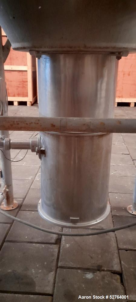 Used- GEA Niro Production Minor Spray Dryer, Stainless Steel. Approximate 46.8" (1200 mm) diameter x 31.2" (800 mm) straight...