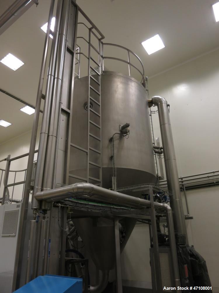 Used Niro Spray Dryer, Type SD 12.5 R/N.