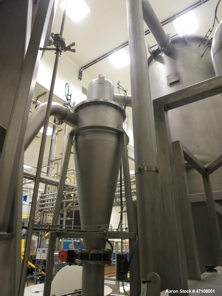 Used Niro Spray Dryer, Type SD 12.5 R/N.