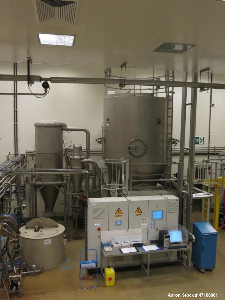 Used Niro Spray Dryer, Type SD 12.5 R/N.