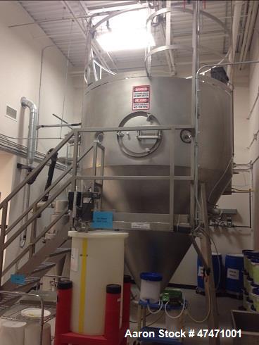 Used GEA Niro Spray Dryer, Model SD6.3R, 316 Stainless steel interior, 304 stai