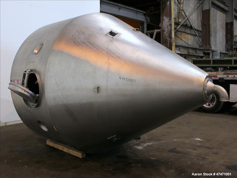 Used GEA Niro Spray Dryer, Model SD6.3R, 316 Stainless steel interior, 304 stai