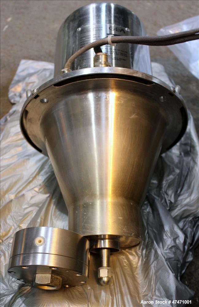 Used GEA Niro Spray Dryer, Model SD6.3R, 316 Stainless steel interior, 304 stai