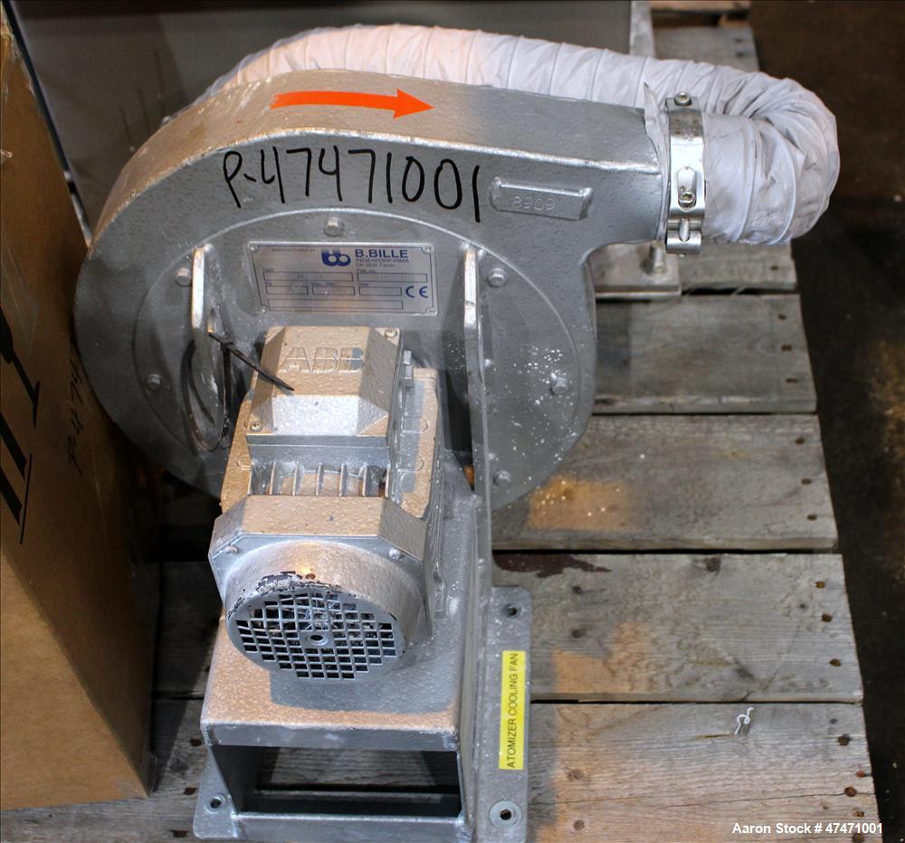 Used GEA Niro Spray Dryer, Model SD6.3R, 316 Stainless steel interior, 304 stai
