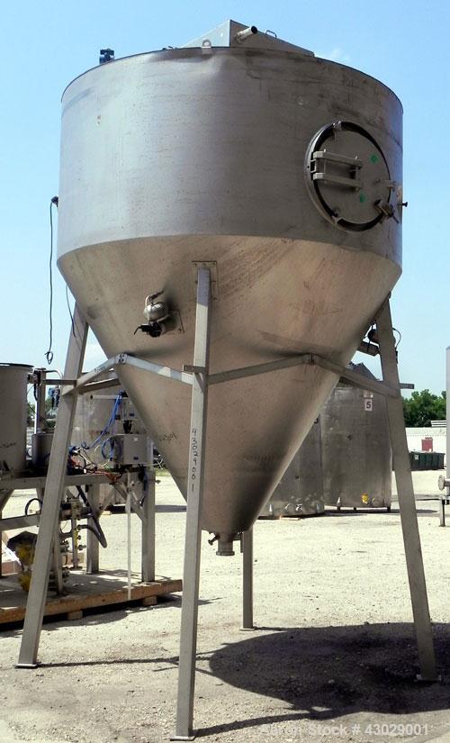 Used GEA Niro Spray Dryer, Model SD-6.3N, 316 Stainless Steel. Fountain nozzle type dryer. Drying chamber is approximately 6' 5" (2.0 meters) diameter x 6' 5" ( 2.0 meters) high with a 60 degree coni...