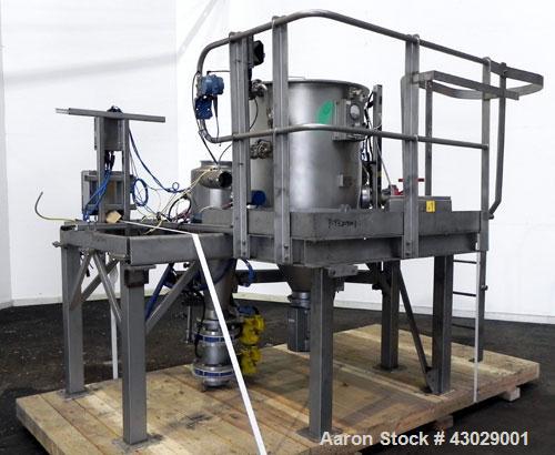 Used GEA Niro Spray Dryer, Model SD-6.3N, 316 Stainless Steel. Fountain nozzle type dryer. Drying chamber is approximately 6' 5" (2.0 meters) diameter x 6' 5" ( 2.0 meters) high with a 60 degree coni...