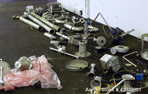 Used GEA Niro Spray Dryer, Model SD-6.3N, 316 Stainless Steel. Fountain nozzle type dryer. Drying chamber is approximately 6' 5" (2.0 meters) diameter x 6' 5" ( 2.0 meters) high with a 60 degree coni...