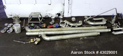 Used GEA Niro Spray Dryer, Model SD-6.3N, 316 Stainless Steel. Fountain nozzle type dryer. Drying chamber is approximately 6' 5" (2.0 meters) diameter x 6' 5" ( 2.0 meters) high with a 60 degree coni...