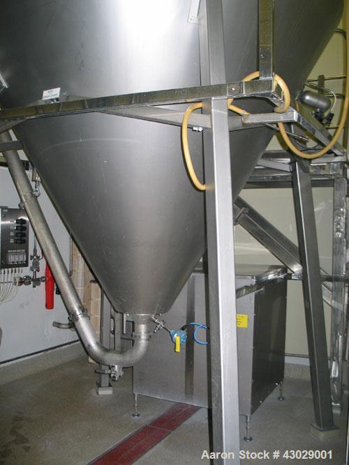 Used GEA Niro Spray Dryer, Model SD-6.3N, 316 Stainless Steel. Fountain nozzle type dryer. Drying chamber is approximately 6' 5" (2.0 meters) diameter x 6' 5" ( 2.0 meters) high with a 60 degree coni...