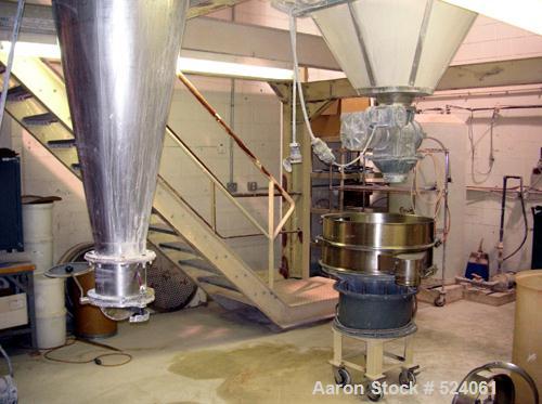 Mfg: NiroModel: SD-12.5N (nozzle atomization) Chamber: 10 ft. dia. x 11.8 ft. cylindrical ht. and 60 deg. conical bottom Product Rate: 750 lbs/hr Evaporative Capacity: 88 - 386 lbs/hr Drying Air: 2,7...