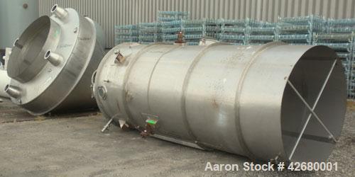 Used GEA Niro Tall Form Tower Spray Dryer, Model TFD25, 304 Stainless Steel. 58-1/2" Diameter x 155" straight side, coned bottom, Approximate 440 cubic feet volume. The tall form dryer is suited for ...