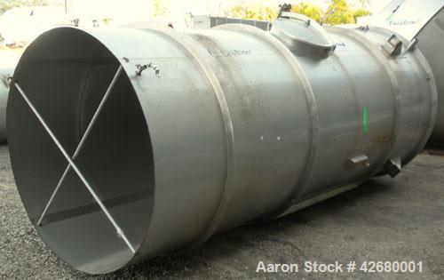 Used GEA Niro Tall Form Tower Spray Dryer, Model TFD25, 304 Stainless Steel. 58-1/2" Diameter x 155" straight side, coned bottom, Approximate 440 cubic feet volume. The tall form dryer is suited for ...