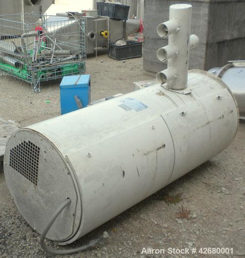 Used GEA Niro Tall Form Tower Spray Dryer, Model TFD25, 304 Stainless Steel. 58-1/2" Diameter x 155" straight side, coned bottom, Approximate 440 cubic feet volume. The tall form dryer is suited for ...
