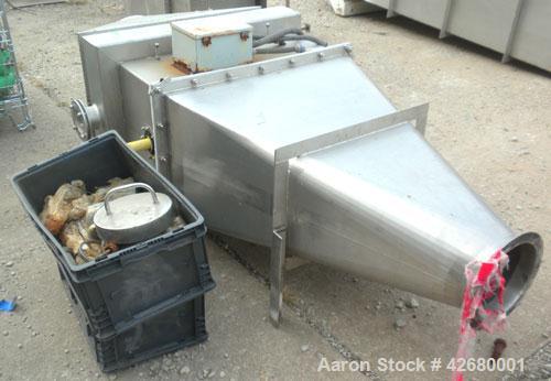 Used GEA Niro Tall Form Tower Spray Dryer, Model TFD25, 304 Stainless Steel. 58-1/2" Diameter x 155" straight side, coned bottom, Approximate 440 cubic feet volume. The tall form dryer is suited for ...