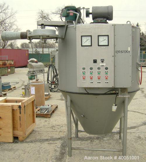 Used: Niro 'UTILITY' Atomizer Spray Dryer. 316 stainless steel. Chamber measures 48" diameter x 30" straight side x 36" cone.Approximate evaporation rate 22-33 pounds an hour. Gas heated. Side inspec...
