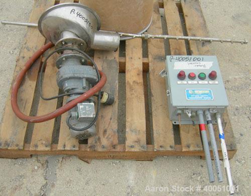 Used: Niro 'UTILITY' Atomizer Spray Dryer. 316 stainless steel. Chamber measures 48" diameter x 30" straight side x 36" cone.Approximate evaporation rate 22-33 pounds an hour. Gas heated. Side inspec...