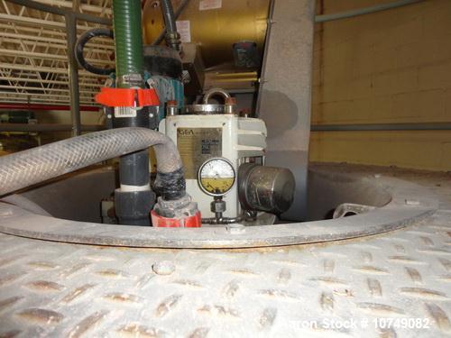 Used-Niro spray dryer measuring 7'6" long x 6'7" high x 3'8" wide with cone bottom. Includes a model F10 atomizer. 10 hp, 23...