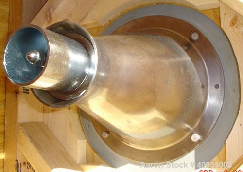 Used Niro Model FU-11BAA06 Wheel Type Atomizer.  4 3/4" diameter, 316 stainless steel wheel.  Serial #1365.