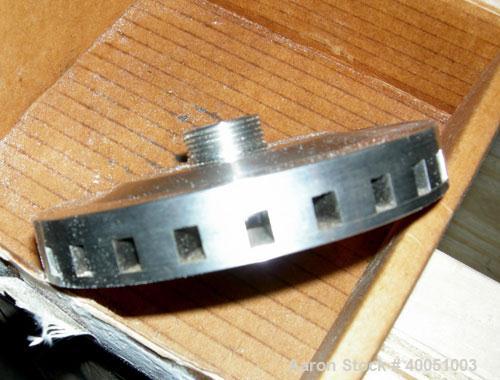 Used Niro Model FU-11BAA06 Wheel Type Atomizer.  4 3/4" diameter, 316 stainless steel wheel.  Serial #1365.