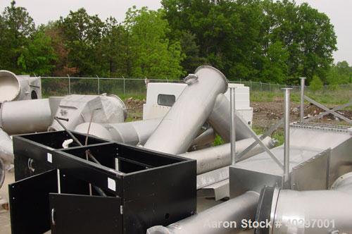 Used Niro spray tower/spray dryer. 23' diameter x 41' tall, 304 stainless steel construction. Main chamber is double walled and insulated. Unit has a fluid bed unit with three steam coil heater units...