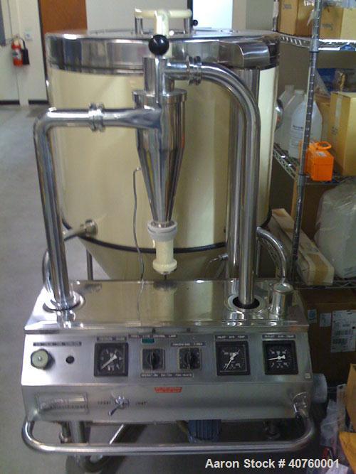 Used Niro Mobile Minor spray dryer, electric. With stainless steel chamber 24" (610mm) diameter x 24" (610mm) deep with a 26" (660mm) deep cone, electrically heated with spinning disc Niro atomizer h...