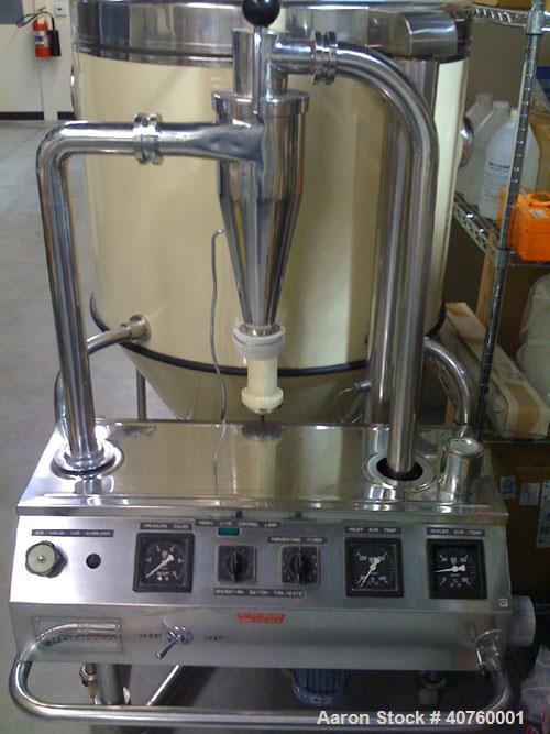 Used Niro Mobile Minor spray dryer, electric. With stainless steel chamber 24" (610mm) diameter x 24" (610mm) deep with a 26" (660mm) deep cone, electrically heated with spinning disc Niro atomizer h...