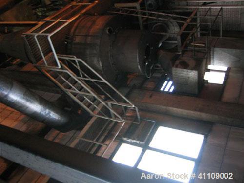 Used Niro Spray Dryer. Material of construction is stainless steel. Capacity 5 tons per hour. 34.13' diameter x 42.25' high (10500 mm x 13000 mm high). Atomizer head. Power supply is 500 volt/50 cycl...