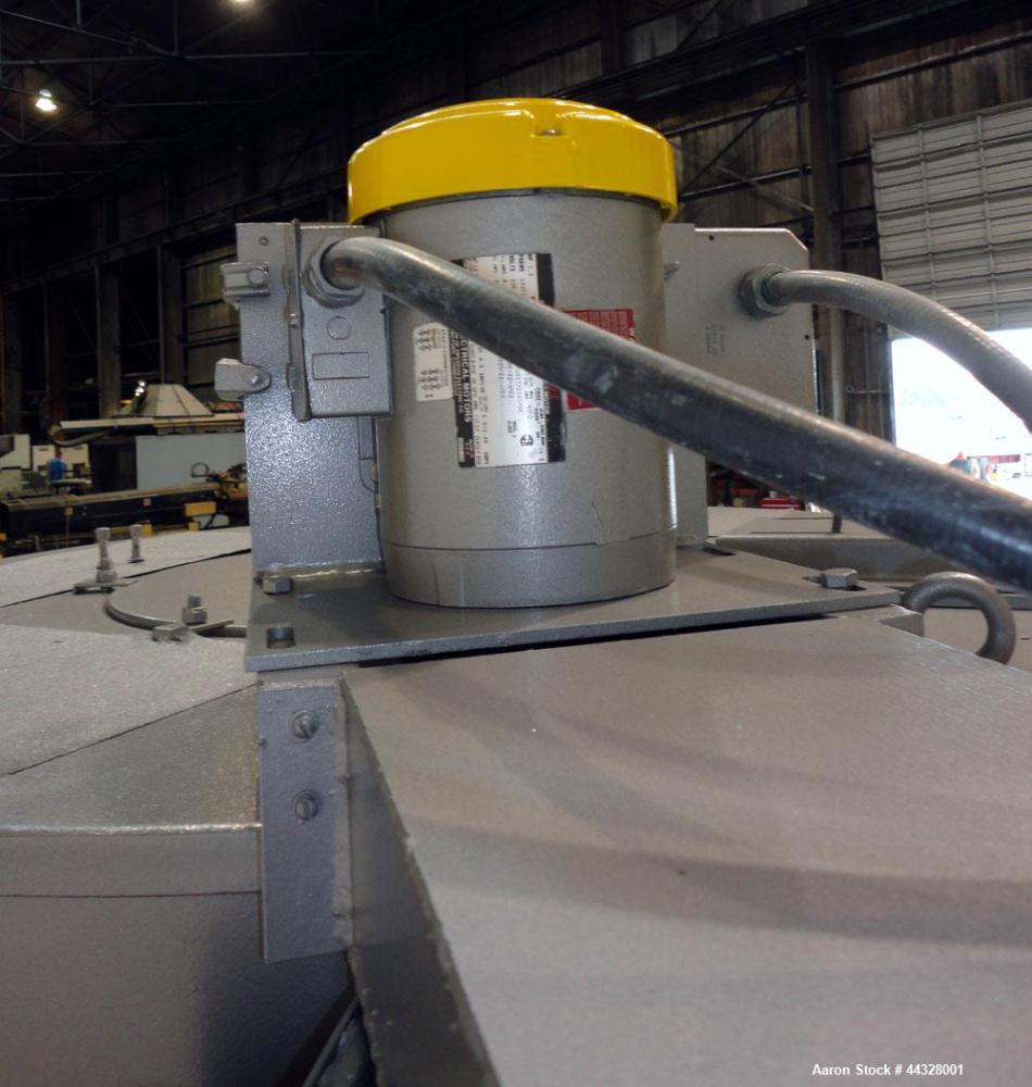 Used Niro Versatile Utility Spray Dryer, 316 Stainless Steel. Up to 10 to 15 kilograms an hour (22 to 33 pounds) evaporation capacity. Gas fired air heated chamber 48" diameter x 38-1/2" straight sid...