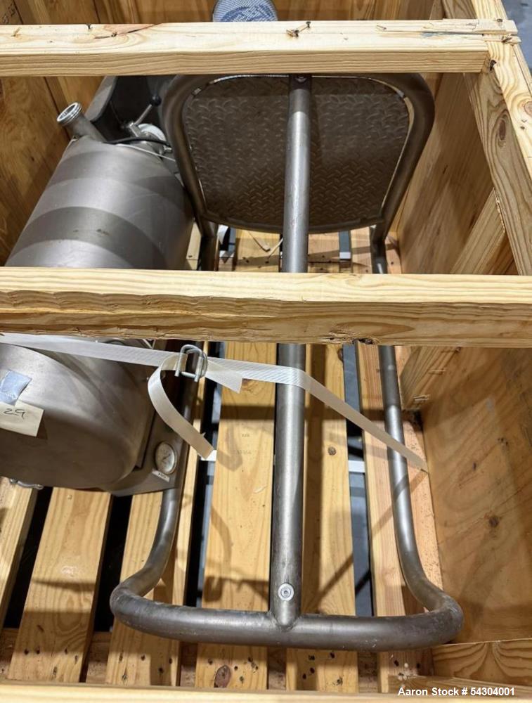 Used GEA Niro A/S Mobile Minor 316 Stainless Steel Spray Dryer. Componentsize 0.8, ID# 3295, Order# 093-2147-1, Year 2008. With 2 fluid bottomnozzle, cyclone, blower, ladder, filter & control panel