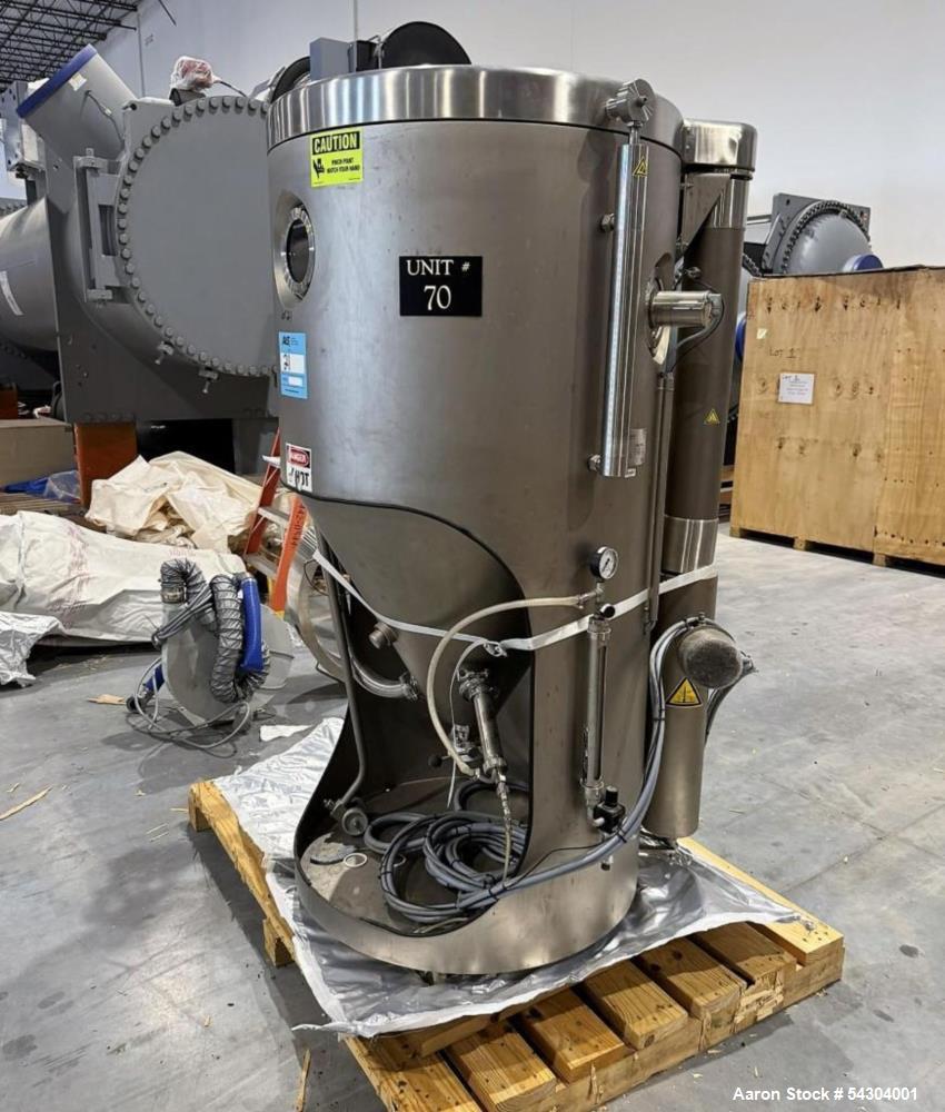 Used GEA Niro A/S Mobile Minor 316 Stainless Steel Spray Dryer. Componentsize 0.8, ID# 3295, Order# 093-2147-1, Year 2008. With 2 fluid bottomnozzle, cyclone, blower, ladder, filter & control panel