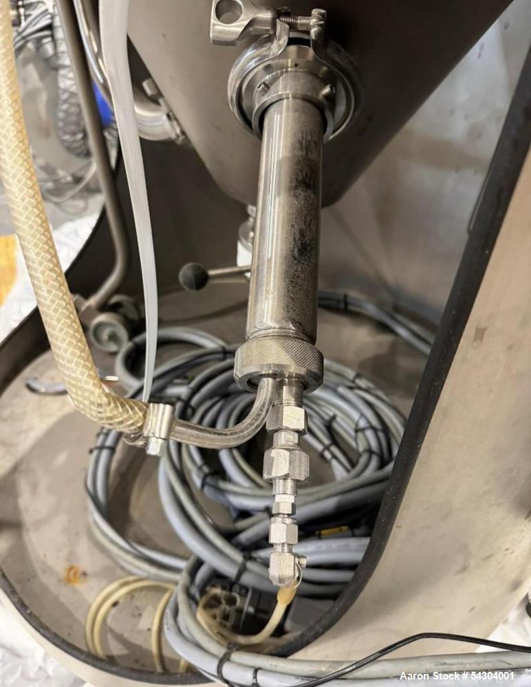 Used GEA Niro A/S Mobile Minor 316 Stainless Steel Spray Dryer. Componentsize 0.8, ID# 3295, Order# 093-2147-1, Year 2008. With 2 fluid bottomnozzle, cyclone, blower, ladder, filter & control panel