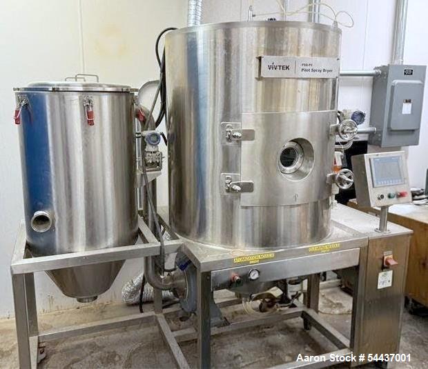 Used Vivtek PSD-P5 Pilot Spray Dryer – Food-Grade Powder Production System with Dust Collection (2023)